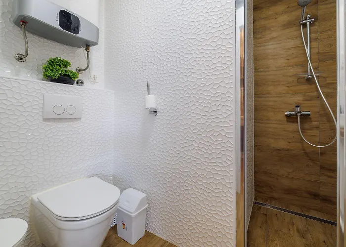 Bezauberndes Nur 450 Meter Zum Mit Aussendusche, Liegen, Meerblick Appartement